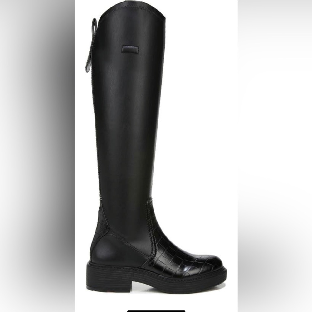 Keaton Croc Embossed Faux Leather Boot - Picture 3 of 11
